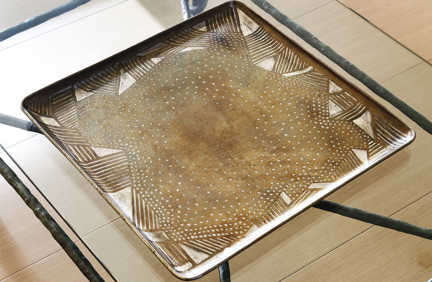 Dinanderie Tray by Jean Dunand a favorite piece by designer Alexander Lamont